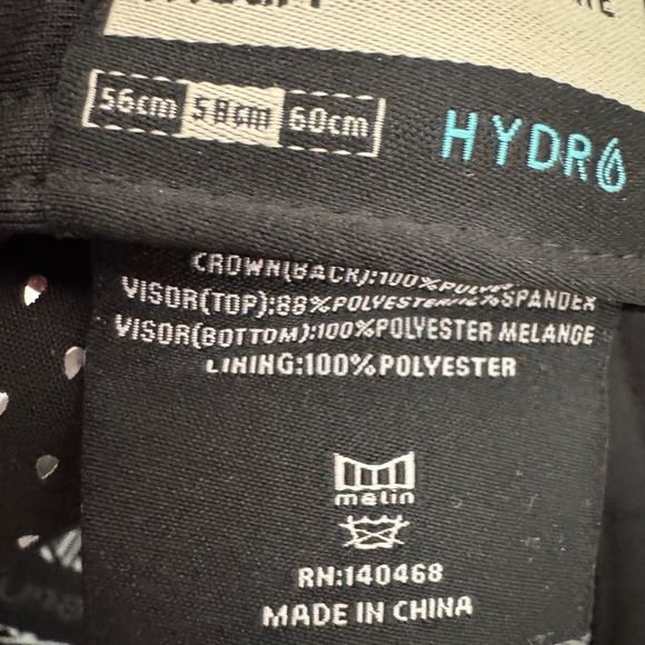 Melin A-GAME HYDRO Performance Snapback Hat Black Camo 58 CM M - Picture 6 of 7